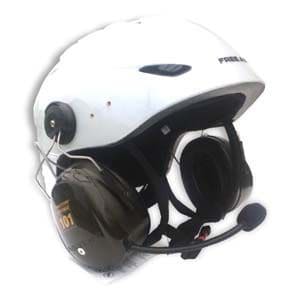 パラグライダーのヘッドセット